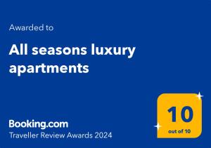 All seasons luxury apartments