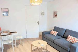 Studio climatisé 4 pers - Terrasse - Parking privé - Plage à pied