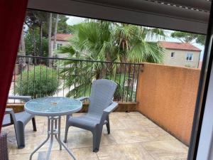 Appartements ARGELES sur MER APPT ETAGE CALELLA TOUT CONFORT JARDIN PISCINE PARKING WIFI : photos des chambres