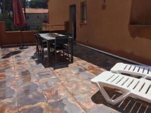 Appartements ARGELES sur MER APPT ETAGE CALELLA TOUT CONFORT JARDIN PISCINE PARKING WIFI : photos des chambres