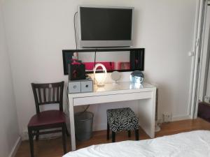 Appartements 4 pieces parking, proche Paris, 3 chambres, 5 lits : photos des chambres