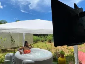 Refuge détente & jacuzzi- La chaumière - Matoury