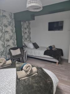 Villas Villa Terre & Mer avec piscine interieure proche Cabourg : photos des chambres