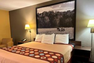 King Room - Disability Access - Non-Smoking room in Super 8 by Wyndham Evansville North