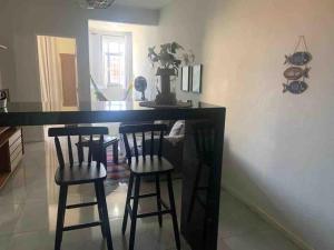 Centro, camas de casal com ar condicionado