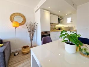Appartements Les Embruns / F2 Hyper centre Houlgate : photos des chambres