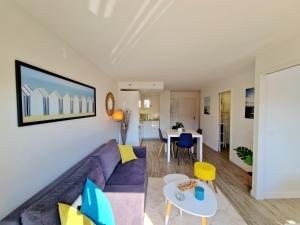 Appartements Les Embruns / F2 Hyper centre Houlgate : photos des chambres