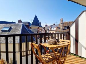 Appartements Les Embruns / F2 Hyper centre Houlgate : photos des chambres