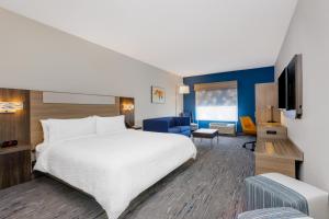 King Suite with Mobility Accessible Roll-In Shower room in Tampa Airport Inn