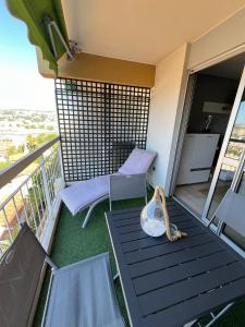 Appartements Charmant & Calme 3P climatise 2 chambres Vue panoramique Parking privatif en sous sol : photos des chambres