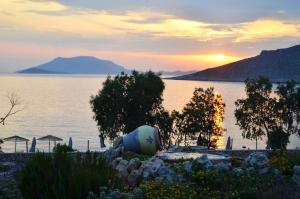 Belvedere private luxury beach villa Halki-Island Greece