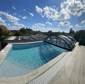 4 Sterne Ferienwohnung Schlossblick Sauna Pool Whirlpool pri - Villmar