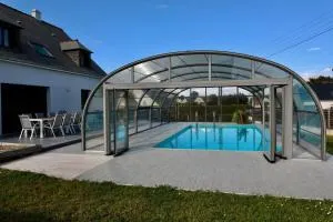 Villa near beach with pool 11 pers baby - La Haye-dʼEctot