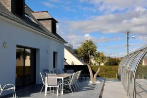 Maisons de vacances Villa near beach with pool 11 pers baby : photos des chambres