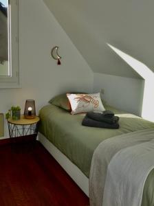 Maisons de vacances Charming house overlooking the Havre de Carteret : photos des chambres