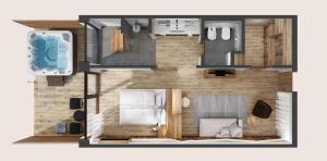 Deluxe Suite with Spa Bath room in Alpin Panorama Hotel Hubertus