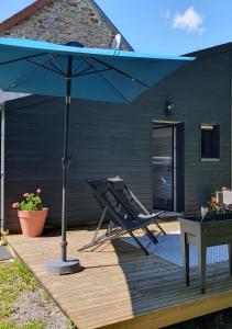 Maisons de vacances Studio de charme independant avec terrasse : Maison 1 Chambre