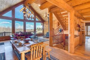 5 Acres of Scenic Beauty! Large Fairplay Log Home