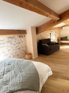 Maisons de vacances Le Petit Mas Courriol : photos des chambres