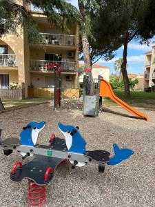 Appartements T2 RDC a Canet en Roussillon Europa 4 pers ,piscine,clim, tennis, parking : photos des chambres