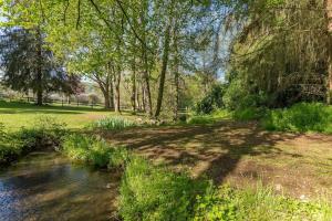 Epicéas, piscine, tennis, lac