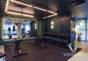 Modern 2 Bedroom Apartment By Vista Stays Short Lets & Serviced Accommodation Manchester With Free WiFi & Dart Board