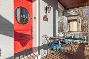 Walk to Forest Park Euclid Fire Pit Porch Swing