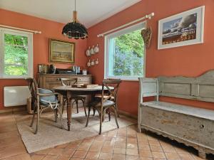 Maisons de vacances Authentique Maison Normande avec Piscine : photos des chambres