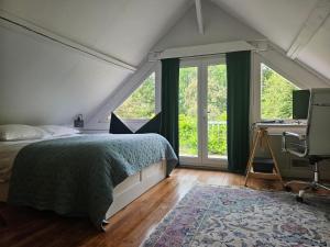 Maisons de vacances Authentique Maison Normande avec Piscine : photos des chambres
