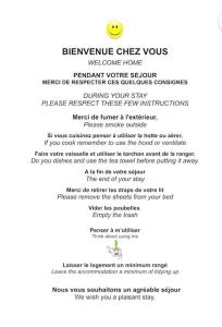 Appartements Bienvenue chez vous : photos des chambres