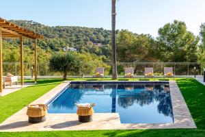 Cap Martinet Talamanca Vila Can Tashellu, Boutique 5 bed - Sea and Forest View