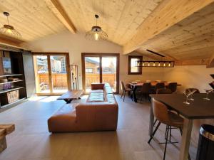 Appartement spacieux 8 pers, 4 ch, cheminée, Les Gets - FR-1-598-164