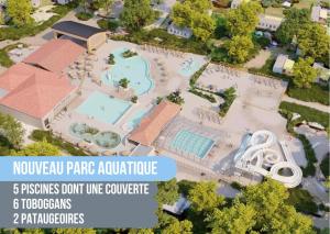200m de la plage Bungalow LUXE de 44m2 Ménage et draps inclus Camping 5 Etoiles Mayotte Lac Biscarrosse Koyobalys