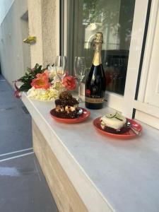 Apartament cu gradina central