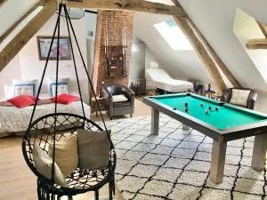 Loft Romantique - Balnéo - Billard - Massage - Conchil-le-Temple
