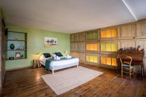 Maisons de vacances hjem Port Blanc A breathtaking setting facing th : photos des chambres