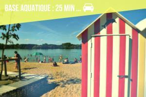 Maisons de vacances Maison Les Deux Ailes, Parc arbore, billard et wifi a 1h30 de Paris : photos des chambres