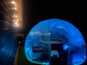 Appartements La Bulle / Jacuzzi, dome et terasse a la campagne : photos des chambres