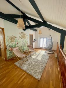 Maisons de vacances Maison a la campagne avec PISCINE et JACUZZI : photos des chambres