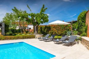 Beautiful Villa Gospodi with pool in Tinjan 