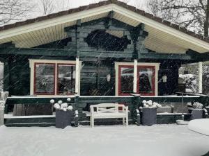 Bungalow met omheinde tuin op de Veluwe