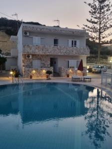 Double or Twin Room with Sea View room in Villa Popi Studios