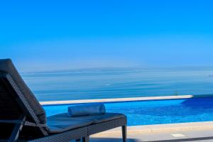 Villa Ziganto with a view of the Kvarner Bay