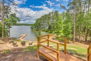 Lakefront Sparta Cabin with Private Beach and Dock! - Sparta