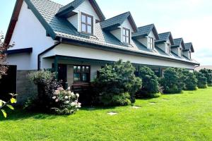 Two-story holiday homes close to the seaside beach