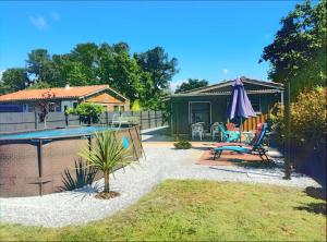 MAISON PISCINE PRIVEE 4a5 PERS9 & 11 KMs DES PLAGES OCEANES ET DU LAC