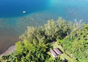 tahiti-bungalow at Teahupoo: beachfront with pountoon and mini pool - Matiti