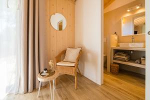 B&B / Chambres d'hotes EVASION BASSIN La Villa Regate Chambres d-hotes : Chambre Double - Vue sur Jardin