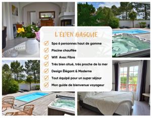 Villas Eden Basque - Piscine-SPA-Plage : photos des chambres