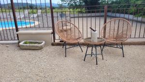 Appartements Gite La Genestiere au milieu des vignes, piscine partagee : photos des chambres